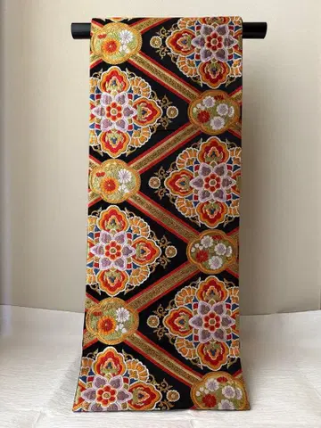 예복 후리소데용 후쿠로 오비 니시진 비단: 오카분(기성품)