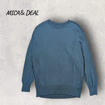 MIKA & DEAL 운모 니트 스웨터 루즈핏