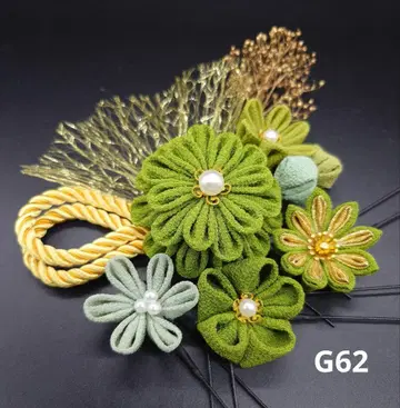 츠마미세이잔 머리 장식 성인식 졸업식 결혼식 시치고산 꾀꼬리 G62