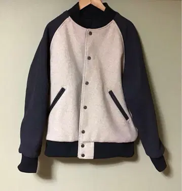 워크맨 멜톤 바시티 자켓 L 사이즈 workman