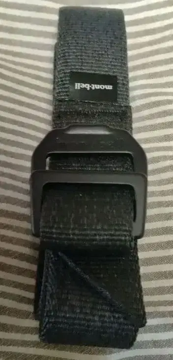 mont-bell 나일론 벨트 블랙