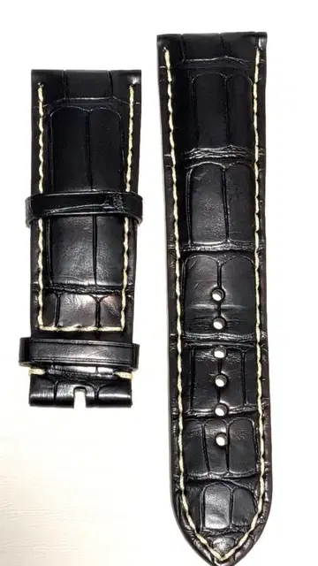 브라이틀링 악어 가죽 벨트 블랙