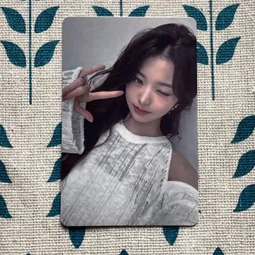 JAPAN IVE DIVE 원영 장기 회원 계속 혜택 트레이딩 카드