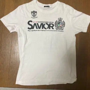 IGNIO SAVIOR 화이트 T셔츠 M