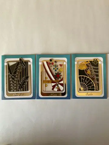 뮤지컬 엘리자벳 시크릿 스테인드 클립 3개 세트