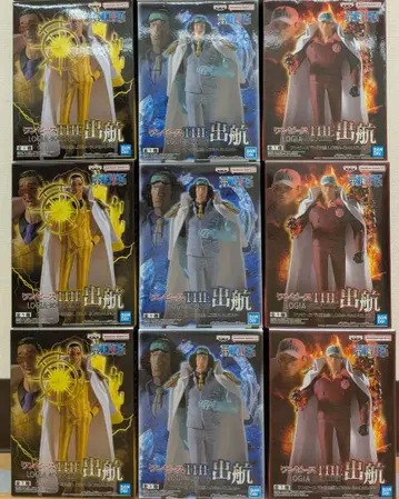 원피스 The 출항 피규어 삼대장 3종 9체 세트