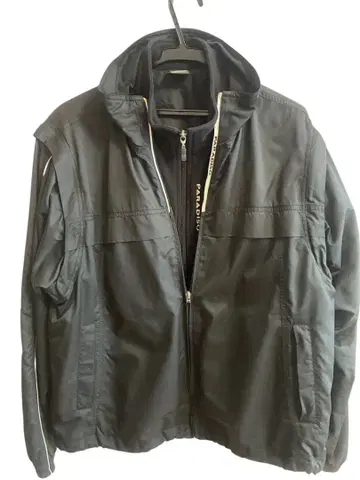 파라디조 골프 점퍼 + 탈부착식 베스트 세트 블랙 M