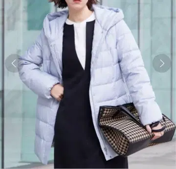 빅 사이즈! INDIVI 발수/출퇴근/샴브레이 후디드 미들 다운 15