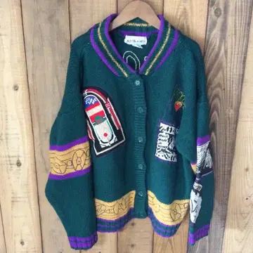 구제 니트 가디건 빈티지 90's 여성 빈티지