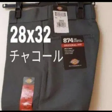 새상품 34x32 CH 워크 팬츠 디키즈 차콜 874