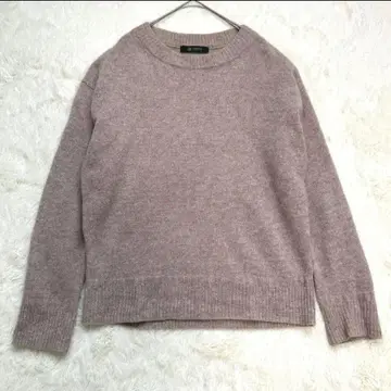 새상품급 나노 유니버스 니트 스웨터 캐시미어 100% 부드러운 브라운