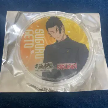 주술회전 (라운드원) ROUND1 콜라보 아크릴 코스터 게토 스구루