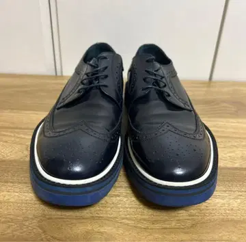 새상품급 폴스미스 신발 윙팁 다크 네이비 27cm 이탈리아제
