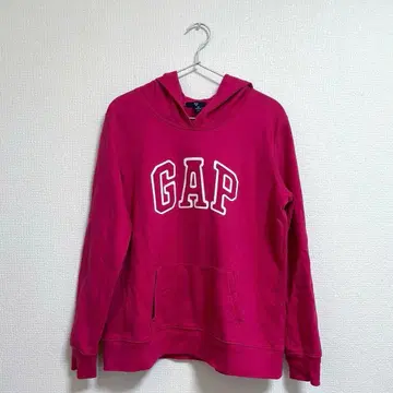 GAP 마젠타 핑크 후드티 아우터 상의 여성용 y2k 구제 의류