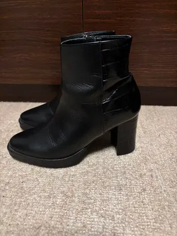 긴자 카네마츠 부츠 사이드 지퍼 부착