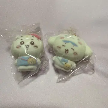 산리오 시크릿 플로키 마스코트 참 하치와레 치이카와 (먼작귀)