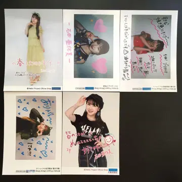 661 모닝구무스메. 이시다 아유미 브로마이드 5장 세트