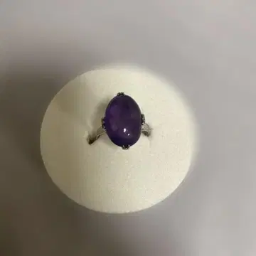 자수정 반지 실버 16 사이즈