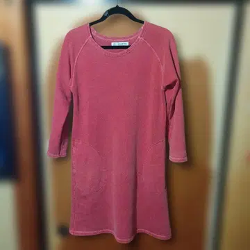 레드 맨투맨 원피스 아메카지 굿온 페이드 L 상당