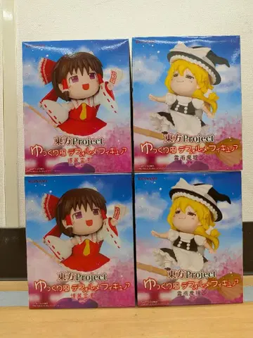동방Project 유유코풍 SD 피규어 레이무 마리사 4체 세트