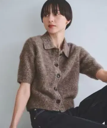 숏 슬리브 니트 유나이티드 애로우즈