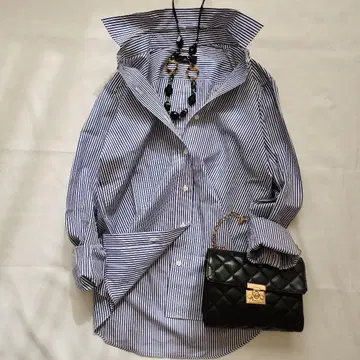 새상품급 Ships 스트라이프 긴팔 셔츠