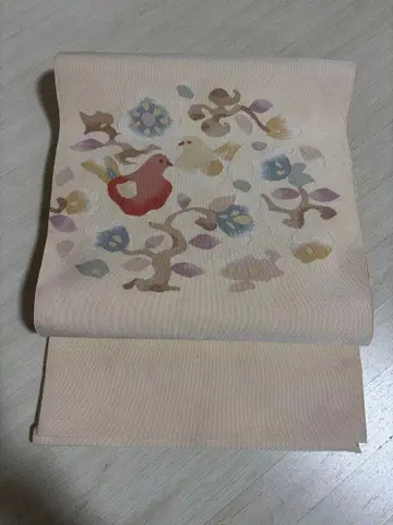 병아리 만주 같은 귀여운 작은 새의 나고야 오비 o-61