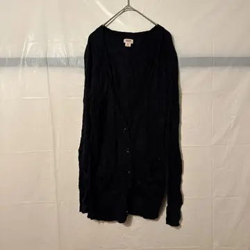 한정품 MOSSIMO SUPPLY CO. 블랙 가디건 [ M ]