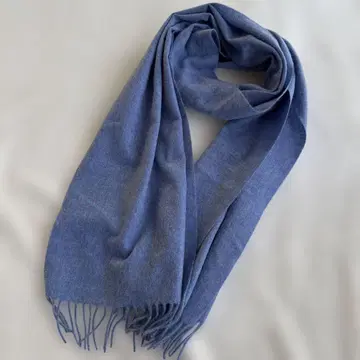 유니클로 캐시미어 머플러 블루