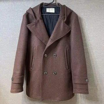 유나이티드 애로우즈 A DAY IN THE LIFE 브라운 울 코트