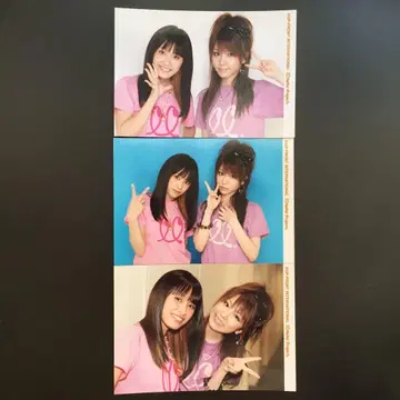 666 모닝구 무스메. 타카하시 아이 타나카 레이나 브로마이드 3장 세트