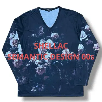 semantic design shellac 00s 장미 버터플라이 롱 T