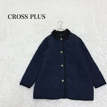 크로스플러스 퀼팅 자켓 L 네이비