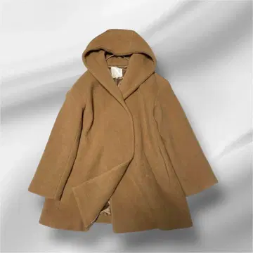 빅 사이즈! 자유구/후데트/울/숏코트 44 A라인