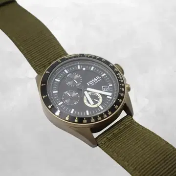 파슬 FOSSIL 데커 블랙 다이얼 워치 손목시계