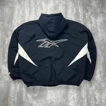 리복 자수 로고 90s 충전솜 나일론 자켓 블랙 2XL 5995