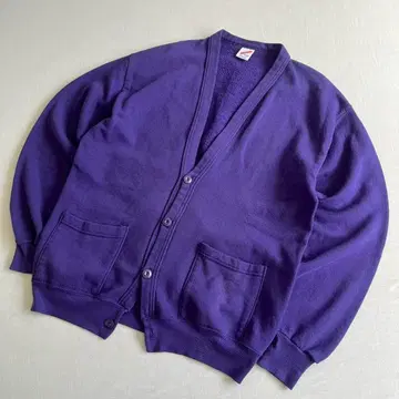 [ 명작 ] JERZEES 80s 맨투맨 가디건 퍼플