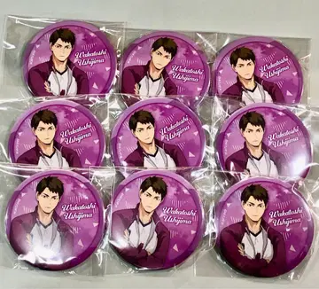 하이큐 우시지마 와카토시 운명의 시험 캔뱃지 9개 세트