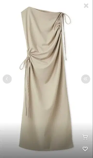 [ 2025 완판템 ] FRAY I.D 드로 스트링 개더 드레이프 원피스