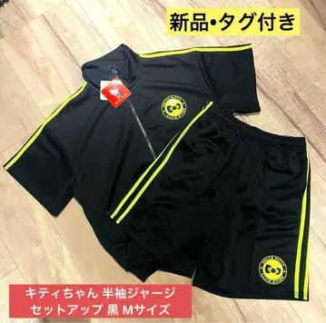 [ 새상품 택 포함 ] 키티 반팔 저리 셋업 블랙