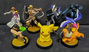 amiibo 스매시브라더스 묶음 판매 젤다 피카츄 시몬 베요네타 등