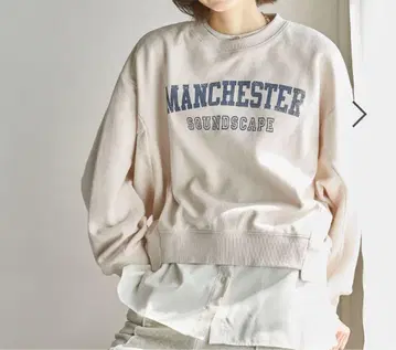 니코앤드 샌드 블라스트풍 리메이크 풀오버 L 아이보리