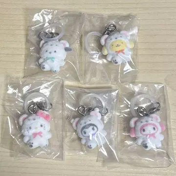 산리오 후와후와 스노우 메지루시 액세서리 5개 세트