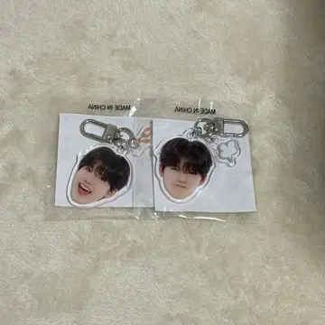 treasure 준규 희로애락 얼굴 아크링 키링