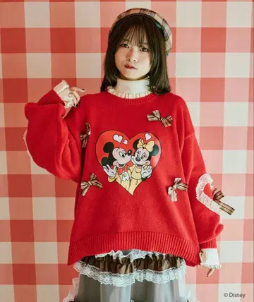 쿠틸과 레트로 Disney 미키 미니 니트