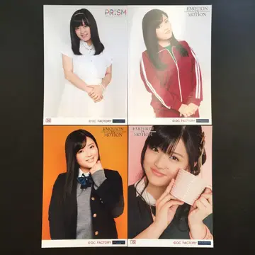 678 모닝구 무스메 스즈키 카논 생사진 4장 세트