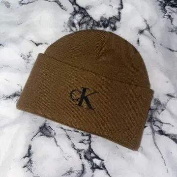 Calvin Klein 니트 모자 카키