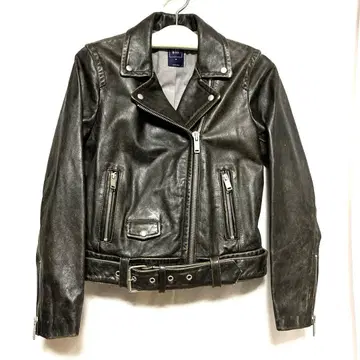 스탠다드 더블 라이더스 자켓 M 블랙 GAP