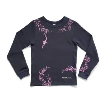 완판템 NOREMID 써멀 맨투맨 네이비 레어 S 사이즈 택 있음