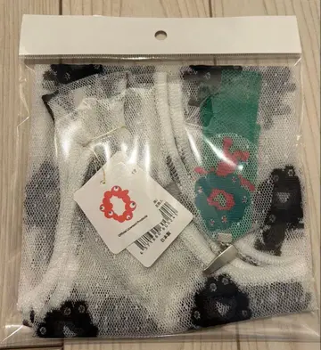 블랙 미야쿠미야쿠 레이스 에코백 모노톤